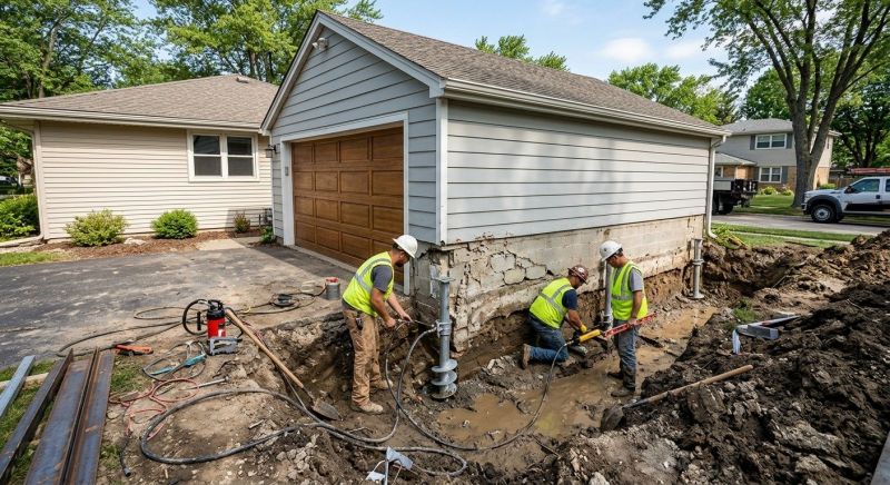 Garage Foundation Replacement Service